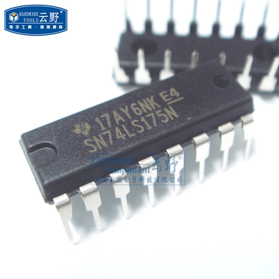 云野（yunye） IC集成电路SN74LS175N DIP16直插 D型触发器和闩锁