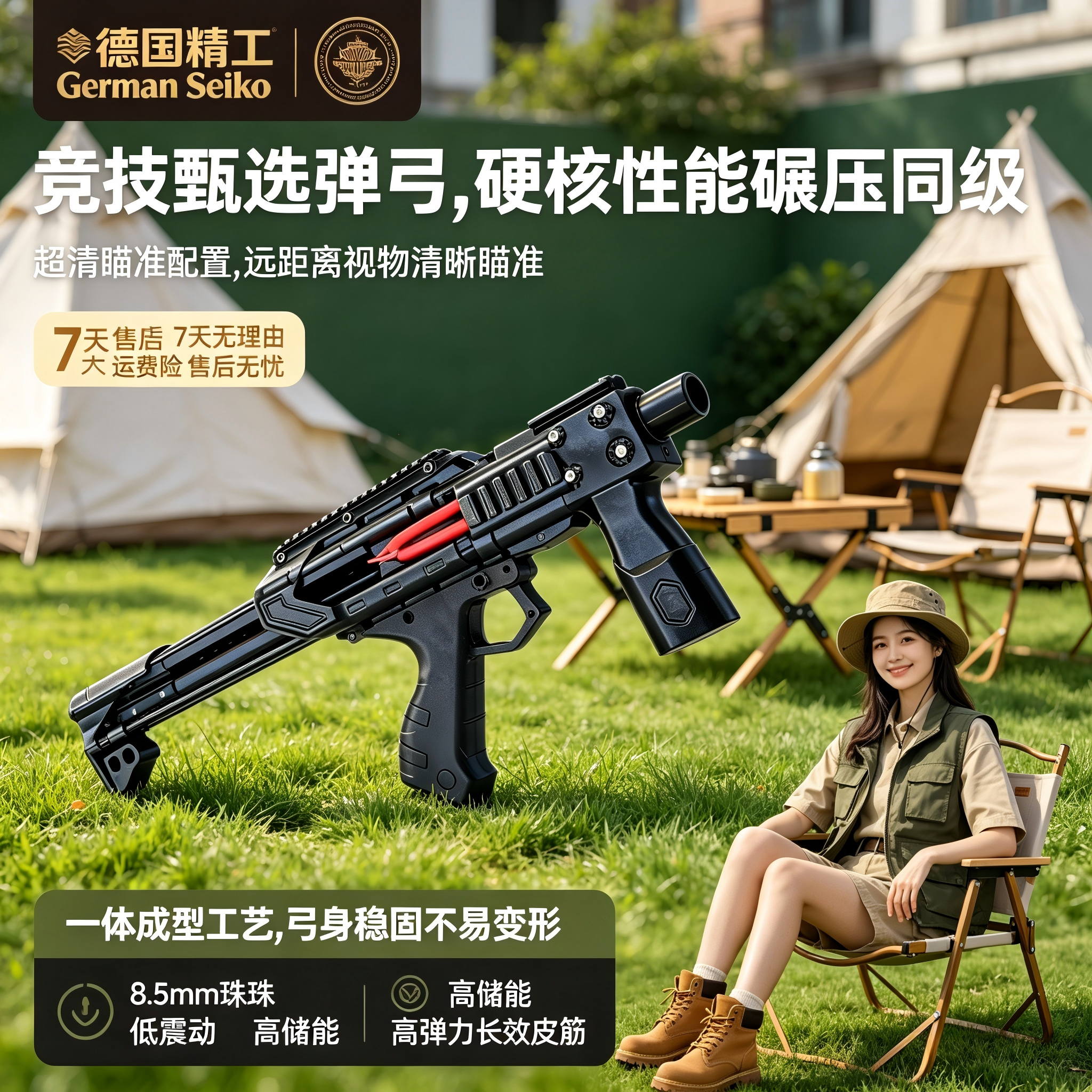 2026新款雷神复合弓户外射箭两用装备大威力激光瞄准远程练习器材