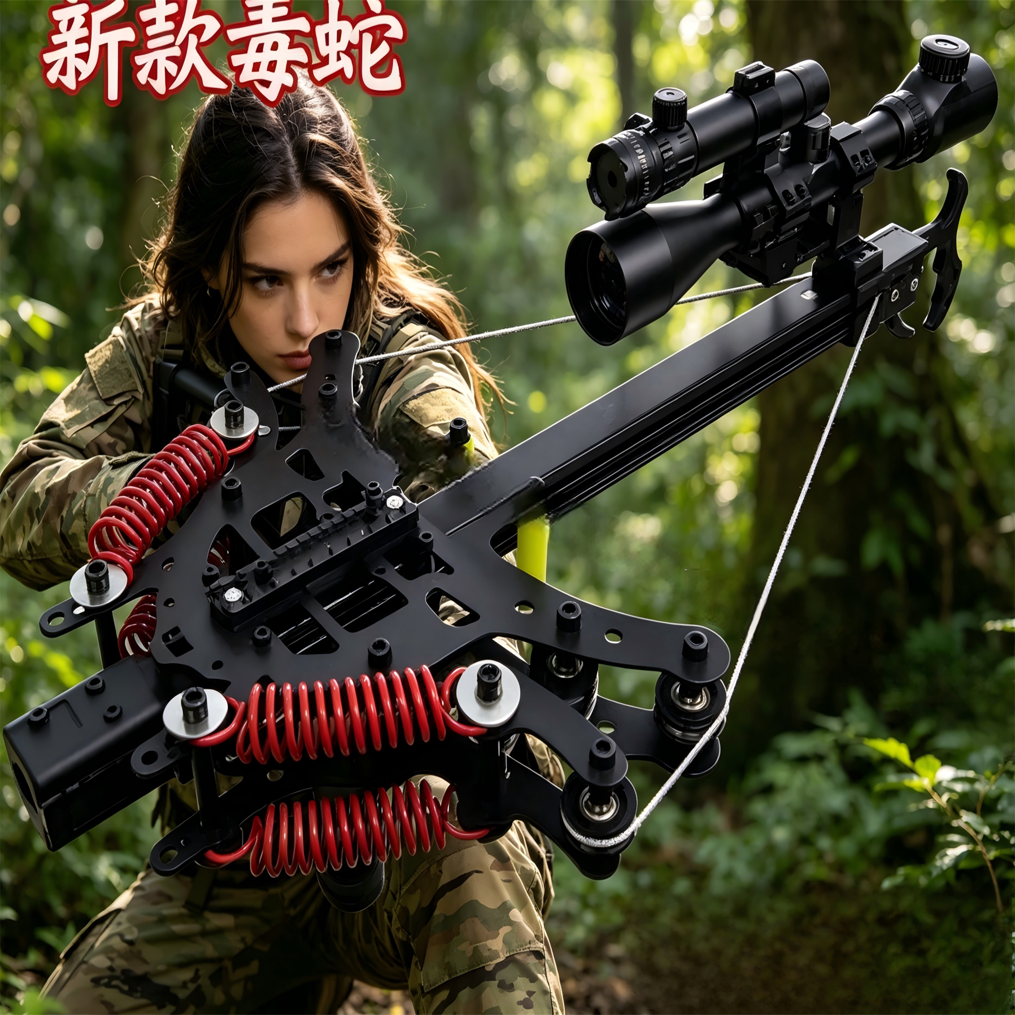 毒蛇激光连发高精准弹弓