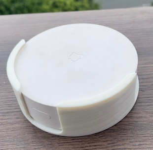 适配小米米家智能多模网关1代创意墙壁挂壁粘贴圆形底座支架家居