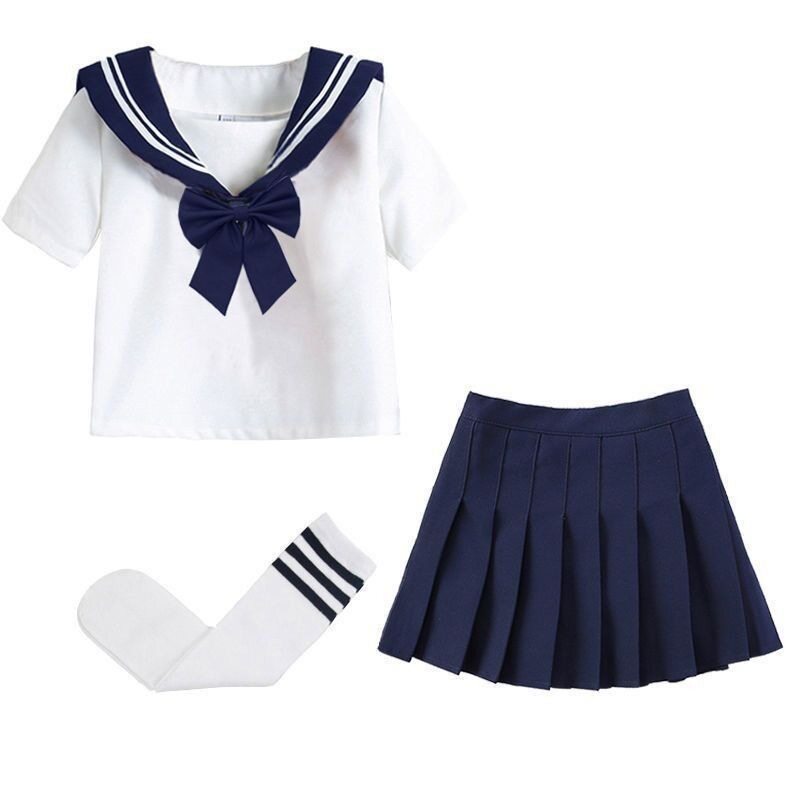 女童jk制服套装2026新款百褶裙儿童水手服学院风小学生演出服