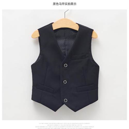 儿童礼服西装马甲男童西服背心