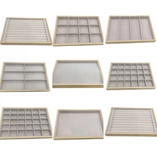 实木戒指耳钉项链手镯盒饰品展示托盘网红收纳盒珍珠道具拍摄直播