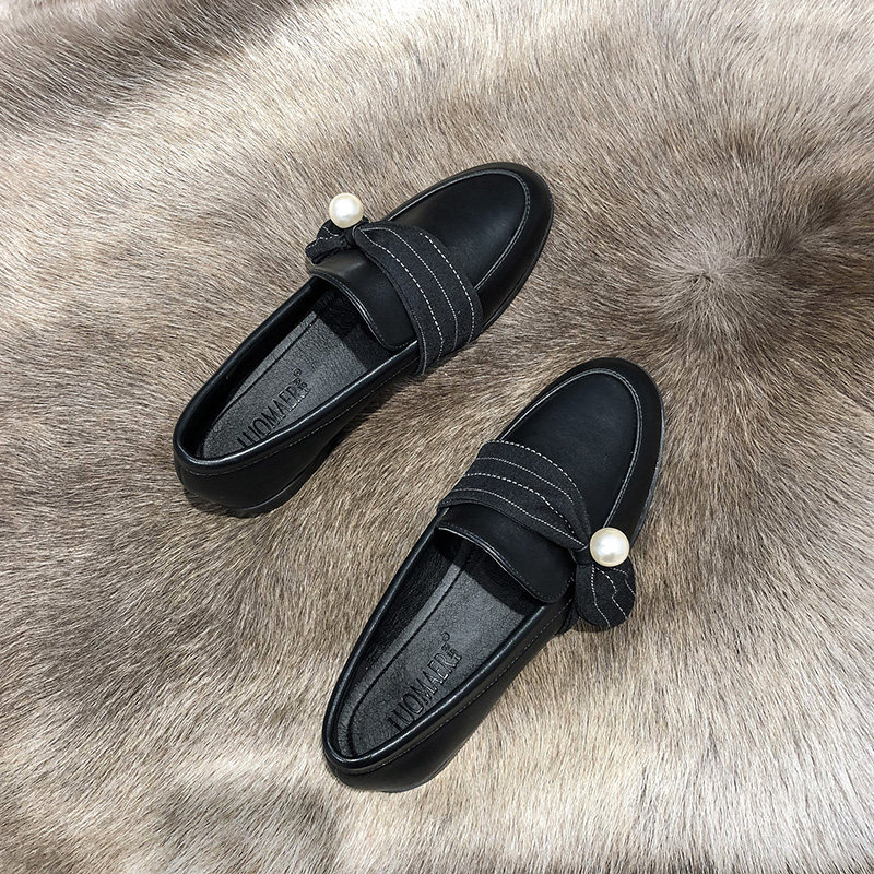 2020年春季加绒小皮鞋女英伦学院风百搭复古小ck乐福鞋平底单鞋女|ruв категории Женская обувь, низкий чистка - от Buy2taobao.com для оказания профессиональной услуги покупки агента Taobao