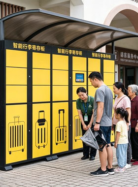【旅途轻装存柜】智能行李寄存柜