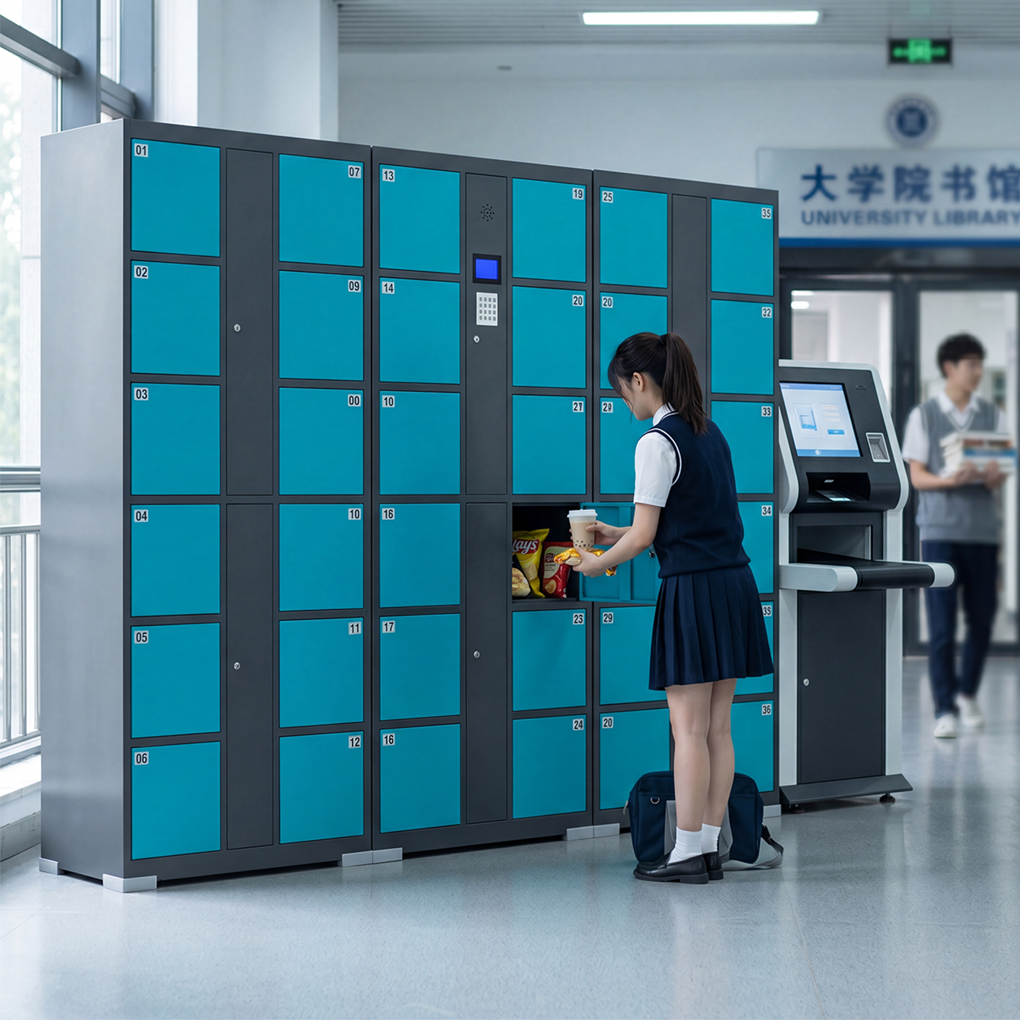 【自助存包坐收红利】电子存包柜