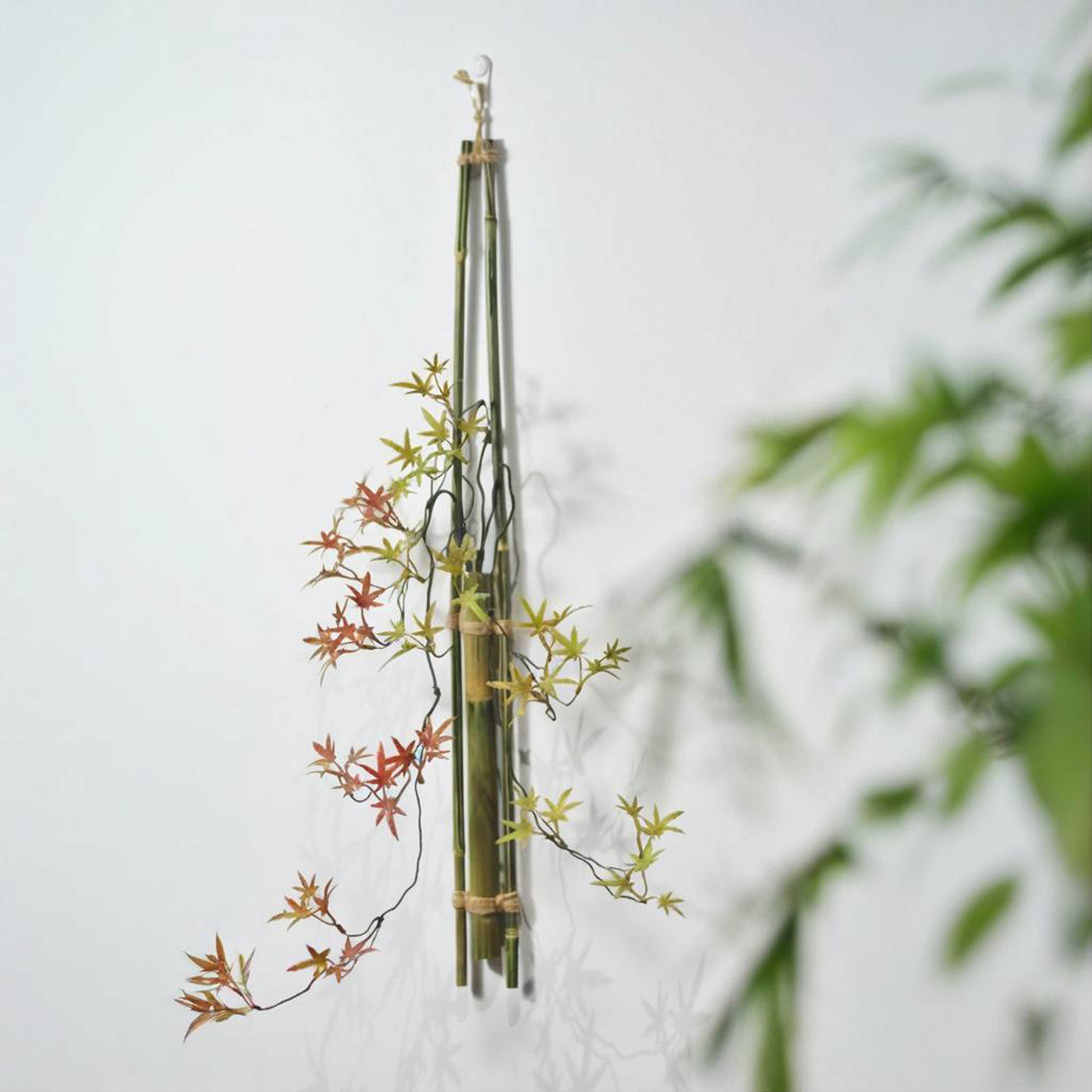 壁挂花器日式中式仿真花枝易造型