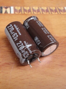 原包装 尼吉康 63V270UF PJ 高频低阻 12X25 105度