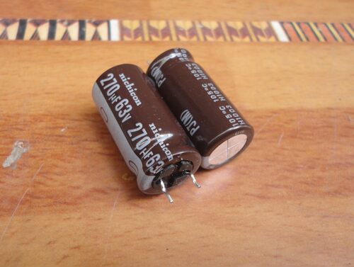 原包装 尼吉康 63V270UF PJ 高频低阻 12X25 105度