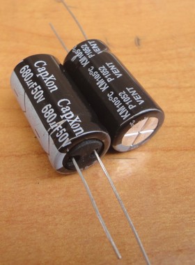 原包装 台湾 CAPXON 50V680UF KM 12X25 105度