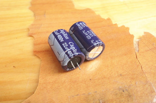台湾产 CAPXON 400V22UF 电源电容 GS 12X20 85度
