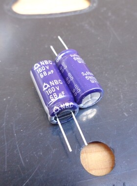 68UF 160V 韩国三莹 NBC电源电容 长寿命 160V68UF 10X20 105度