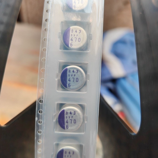 6.3V470UF 日本SANYO三洋 6SVP470MX 固态电容10X8