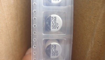 台湾 LELON立隆 35V330UF 贴片电容 VEH 高频低阻 10*10 105度