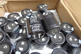 270UF 420V 台湾 SUSCON 电源电容 MZ 长寿命 代450V270UF 30X30