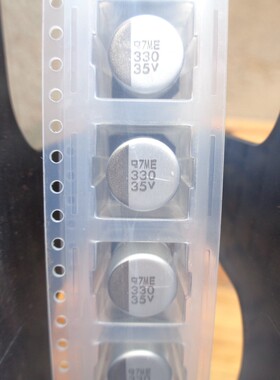 330UF 35V 日本产黑金刚 EMVE350ARA331MJAOS贴片 35V330UF 10X10