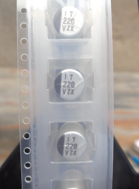 35CE220ZX+P 日本SUNCON 35V220UF 贴片 VZX高频低阻 8X10