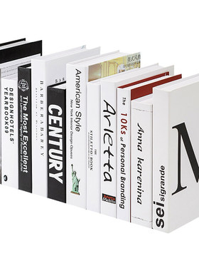 假书摆件电视柜创意本样板