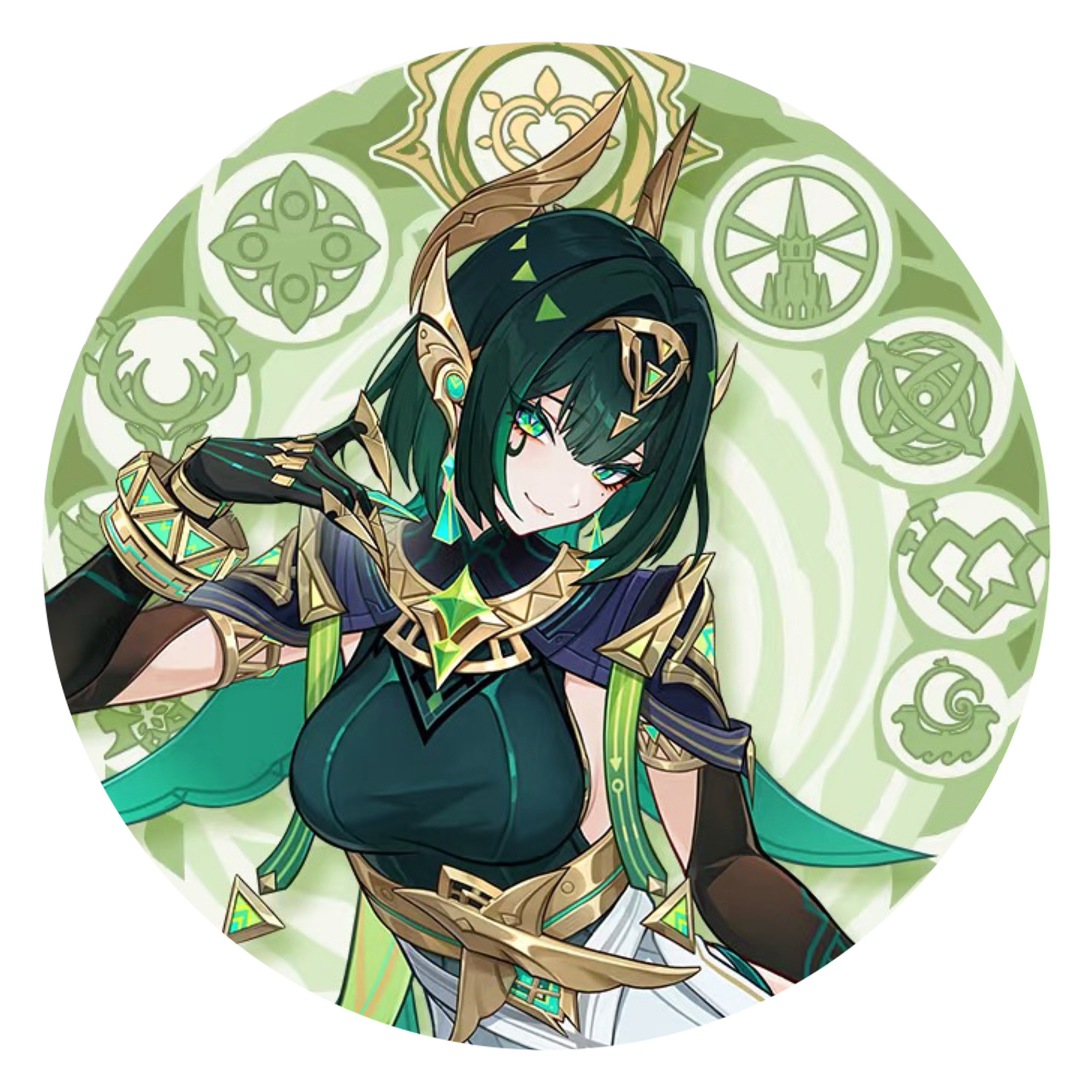 58mm徽章原神吧唧奈芙尔雅柯达菈乌玛纳西妲伊涅芙爱诺痛包饰品