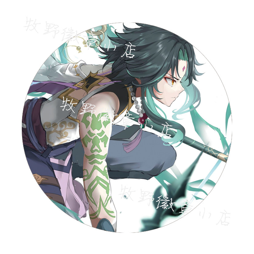 魈徽章原神徽章护法夜叉大将徽章二次元包包配饰徽章