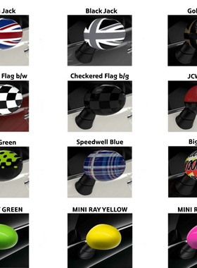 miniF54后视镜cooperF55后视镜壳F56clubman倒车镜盖装饰改装迷你