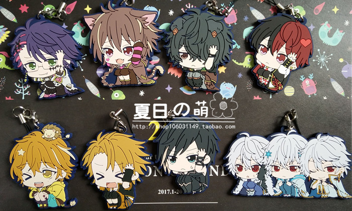 【清仓现货】日单散货梦王国与沉睡的100王子 梦100抱头橡胶挂件