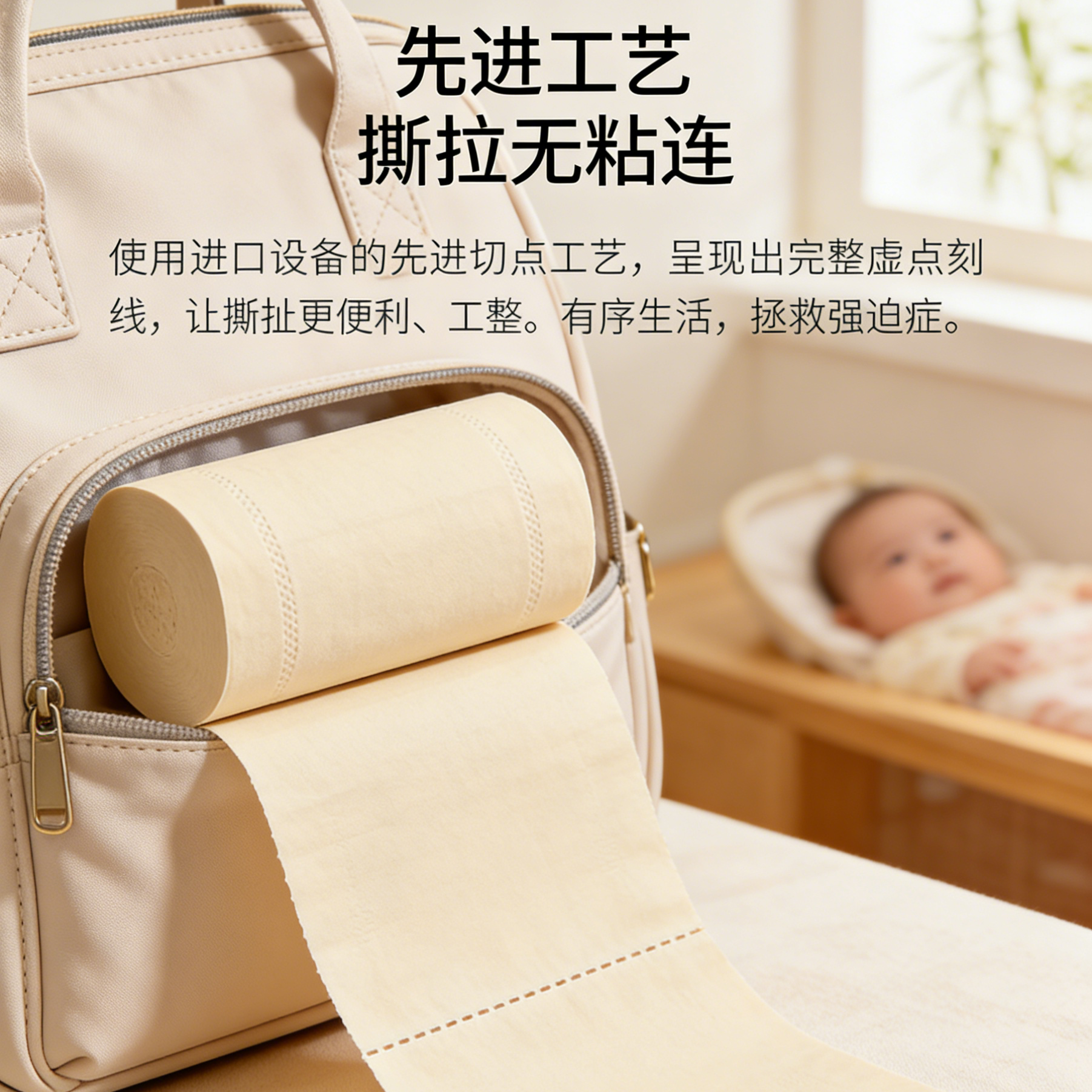 【可湿水小卷卷纸学生宿舍手纸家用无芯竹浆原色卫生纸厕所批发