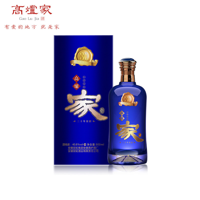高炉家酒40.8度窖龄酒30年500ml浓香型白酒高粱酒低度酒整箱6瓶装在类目 酒类, 国产白酒中 - 来自Buy2taobao.com提供专业的淘宝代购服务