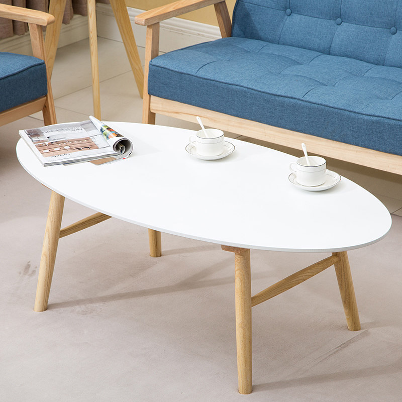 Simplicity fashion Solid wood coffee table Small apartment Ellipse Japanese Small coffee table Creative coffee table Simple tea tablein the Residential furniture , Categories , Tea table  category - from Buy2taobao.com to provide professional Taobao agent buy service