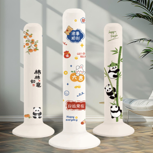 全包塔扇防尘罩通用小米格力美的圆柱形立式落地塔式布艺电风扇套