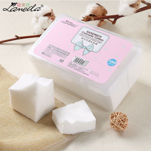 1000Pcs/box throwaway Makeup Cotton Soft Makeup Remover Pads