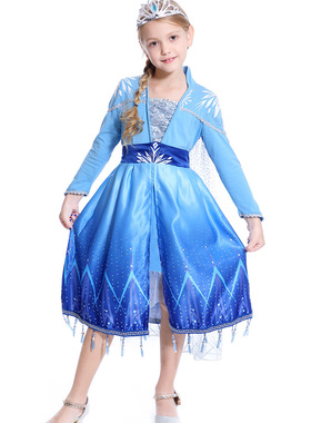 baby girl frozen Elsa princess dress birthday evening party