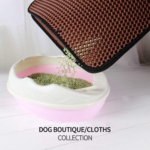 Cat litter Mat Double Layer Pad Flexible TrappingFor Box Pan