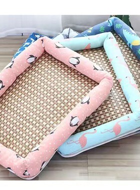 Small Pet Dog Bed Summer Cooling Mat Pad Blanket Sofa Kennel