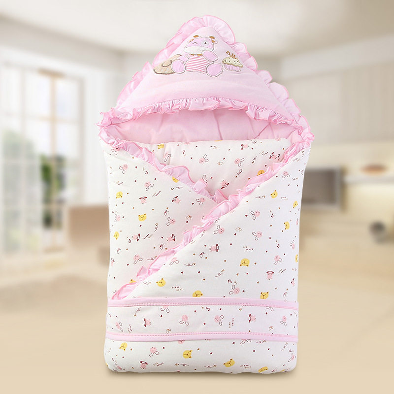 baby swaddle wrap newborn blanket quilt sleeping bag cotton