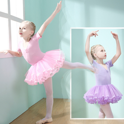 Girl Kids Children Ballet Leotard Dancewear Dress Tutu Skirt