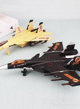歼15J20F35复古军事模型摆件金属