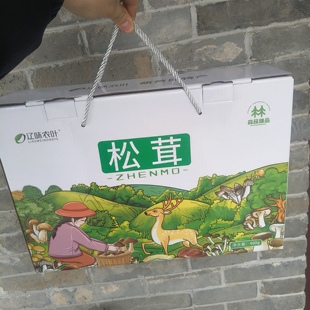 葫芦岛兴城特产辽味农叶松茸礼盒400g菌类蘑菇干货东北小鸡炖蘑菇