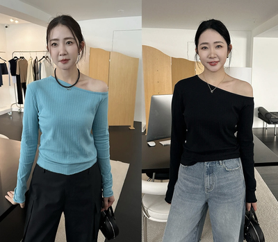 widelia2024女秋季新款小心机露锁骨长袖修身打底衫内搭上衣8039