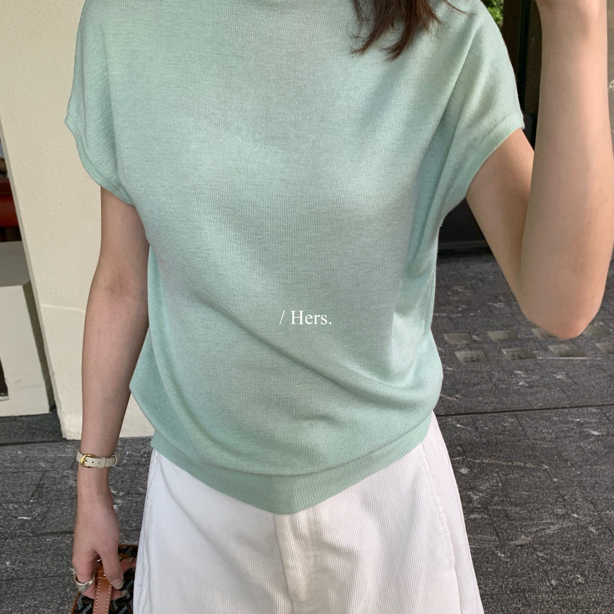 Hers-2026早秋上新气质日常通勤微高领针织衫66773