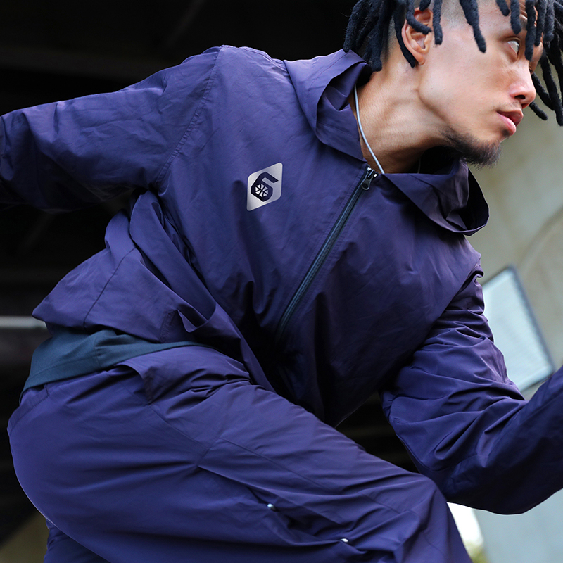 【第六区】简系列菱形男防风帽衫