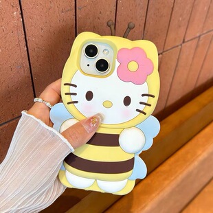 hello kitty凯蒂猫蜜蜂pura80pro/70适用华为nova15pro/14/13/12/11手机壳mate80/70女hi畅享80s/70/60可爱套