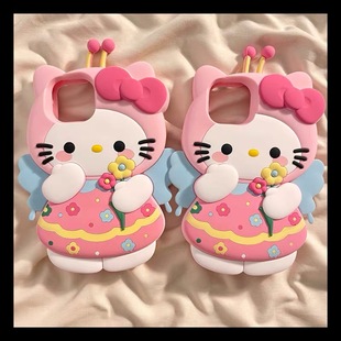 y35m套IQOO13 5手机壳iqooz9x pro kitty凯蒂猫花朵y73s vivo 11s少女心款 hello IQOONEO10