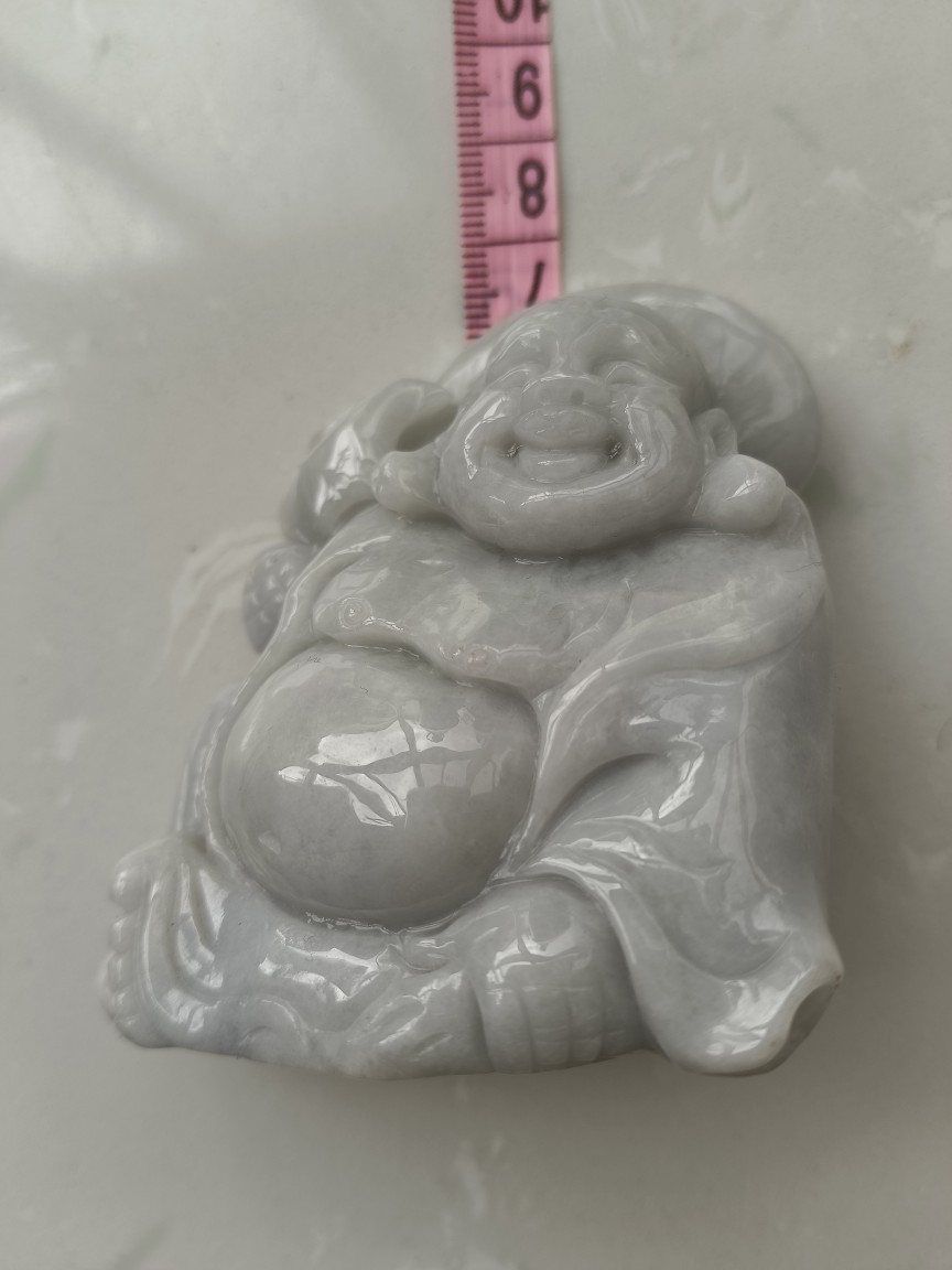 正宗天然手玩件缅甸翡翠A货专业雕刻蓝绿佛装饰摆件可做鉴定证书