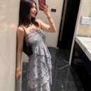法式 3ts 碎花度假风仙女裙抹胸连衣裙蛋糕半身裙衬衫 套装