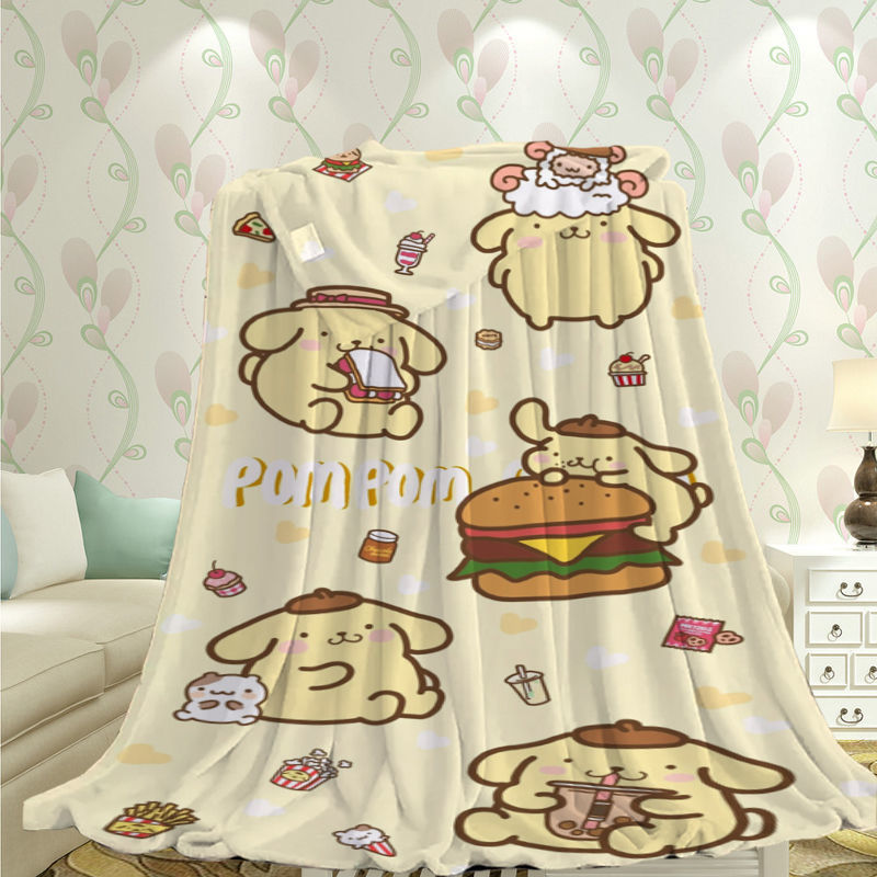 布丁狗加厚毯子法兰绒可来图定制