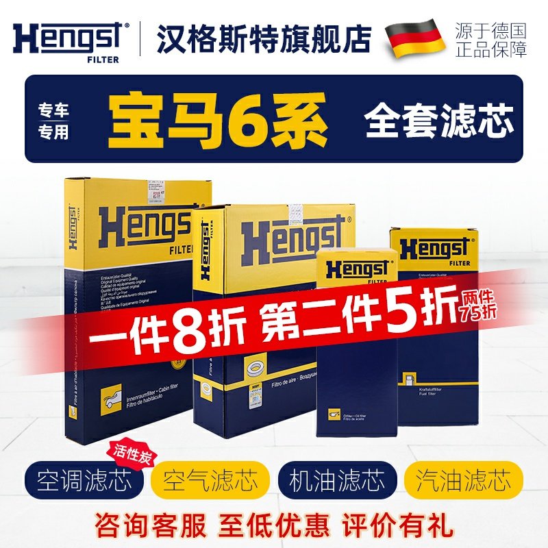 Hengst汉格斯特宝马6系滤芯