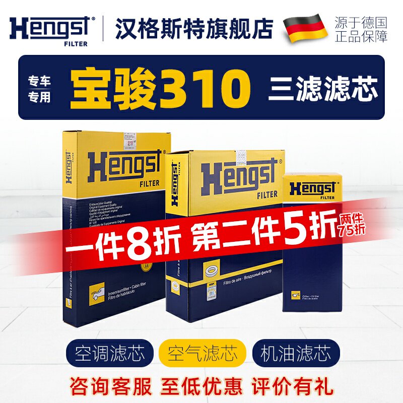 Hengst汉格斯特宝骏310滤芯