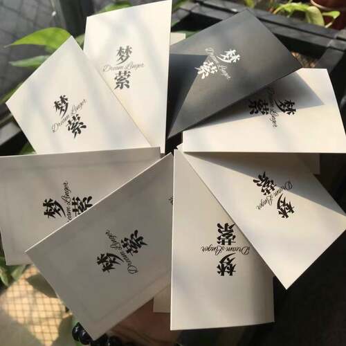 梦萦系列香水小样卡片