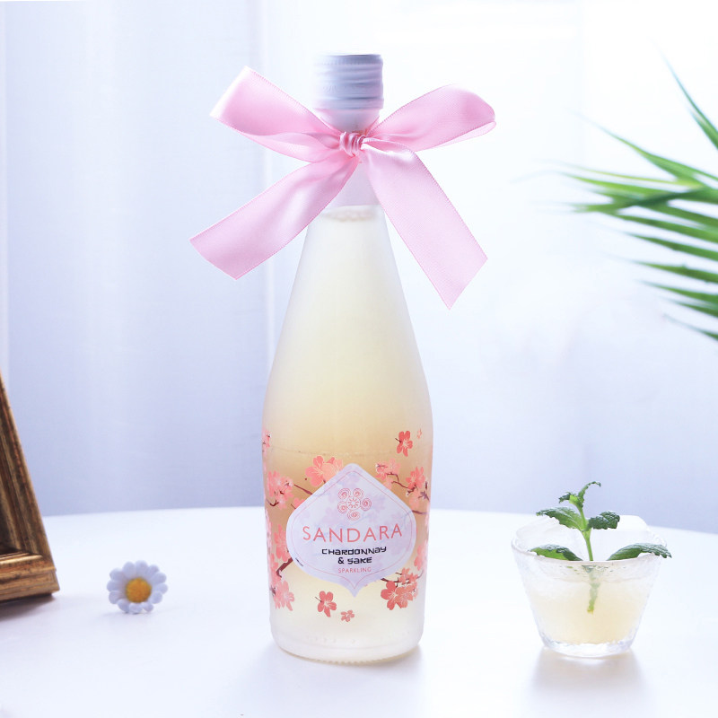 西班牙进口樱花酒果酒网红低度甜酒少女心酒古风花果酒低度高颜值